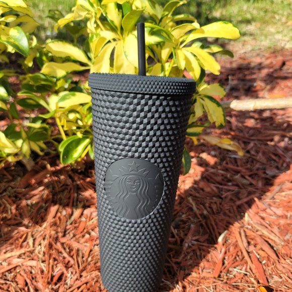Starbucks Matte Black Studded Tumbler Soft Touch New Release 2021 Cup Limited - Picture 5 of 16